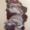 SOLD Laundry Day | Encaustic on Gettoh Text Washi | 10.5 x 15.5" Ruth Maude