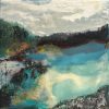 Tranquil Reflections, Encaustic Painting by Ruth Maude