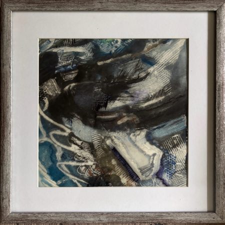 The Sea Encaustic Monotype
