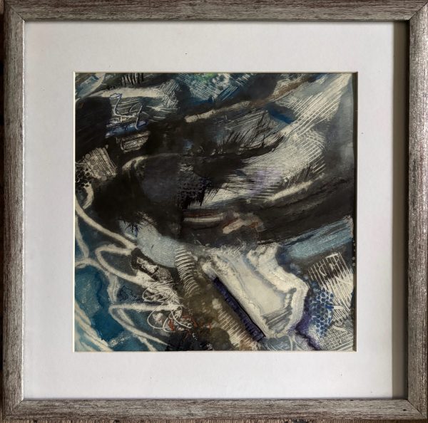 The Sea Encaustic Monotype