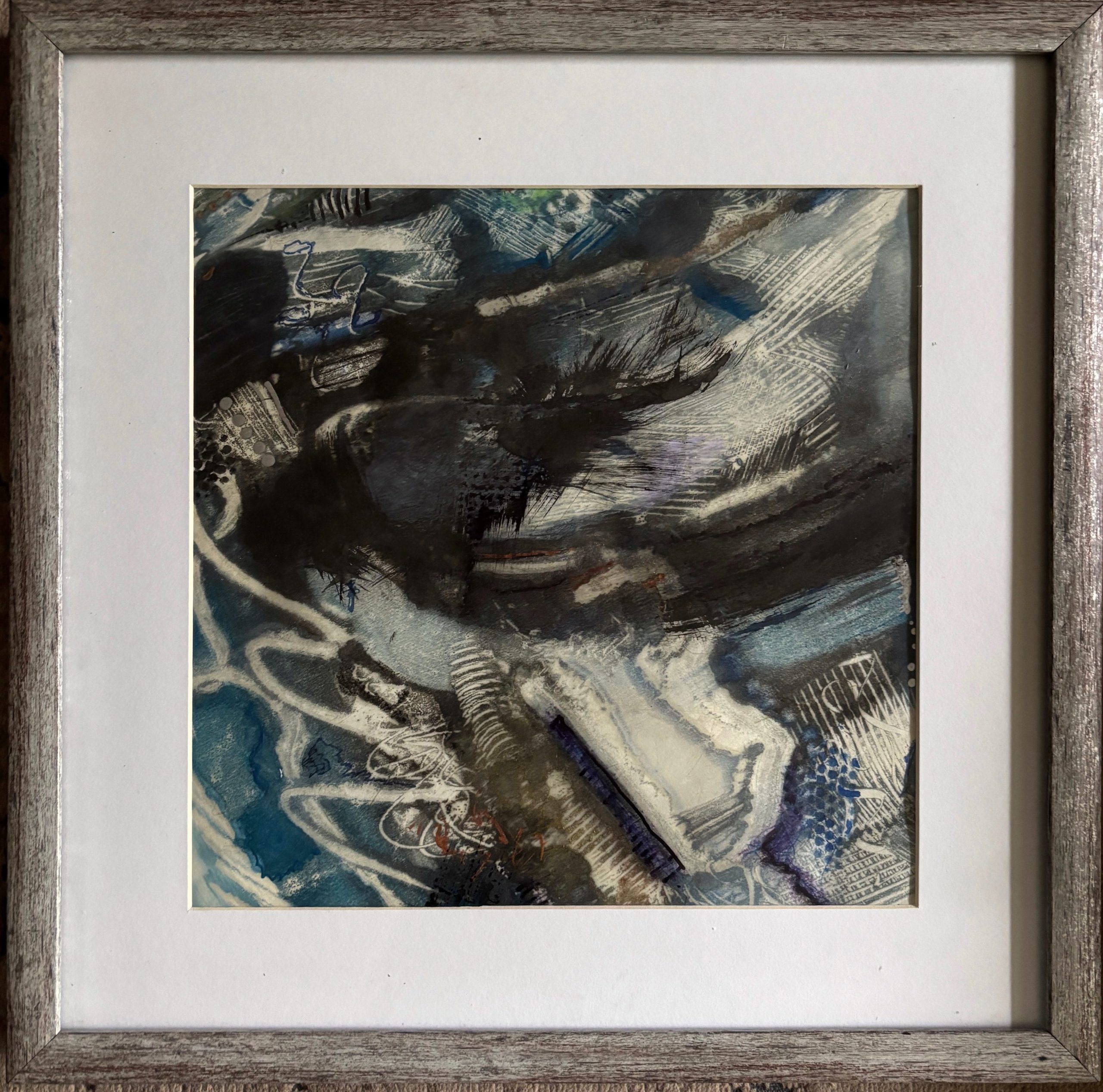 The Sea Encaustic Monotype